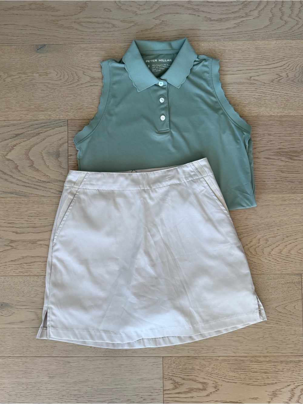 Walter Hagen Khaki Golf Skort